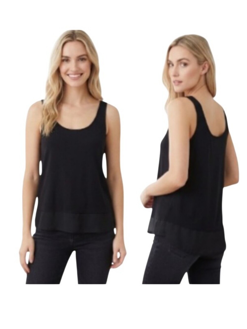 "Express" Dreamweight Cotton Tank Top (XS)